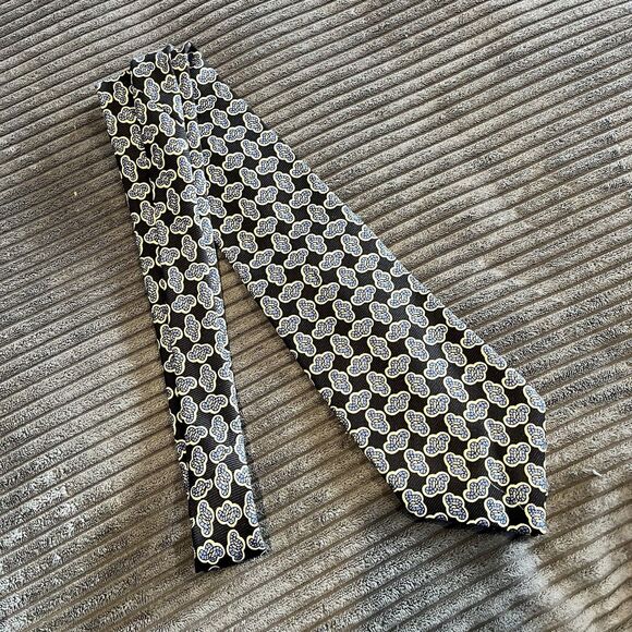 Polo Ralph Lauren Other - VTG Polo By Ralph Lauren Silver Tag Funky Neck Tie Necktie Made By Hand